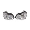 Φανάρια εμπρός Mercedes C-CLASS W203 (2000-2004) led , με λάμπες (Η1) - σετ 2τμχ.