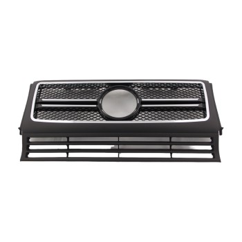 Μάσκα Mercedes W461 / W463 G-CLASS (1990-2013) - μαύρη με πλαίσιο χρωμίου AMG