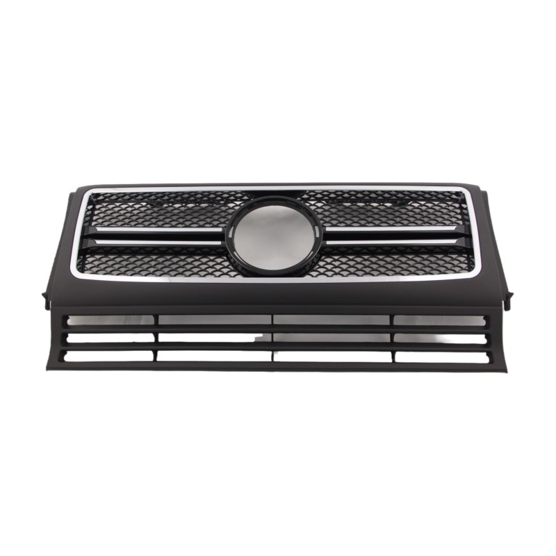 Μάσκα Mercedes W461 / W463 G-CLASS (1990-2013) - μαύρη με πλαίσιο χρωμίου AMG