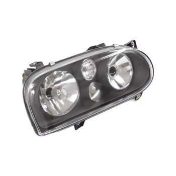 Φανάρια εμπρός Vw Golf 3 - R32 με ανακλαστήρες ΜΚ4 design μαύρα, χωρίς λάμπες - σετ 2τμχ.