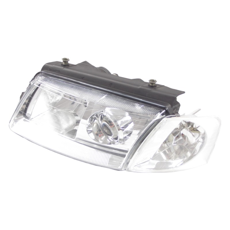 Φανάρια εμπρός Vw Passat B5 (1997-2000) chrome με προτζέκτορες - σετ 2τμχ.