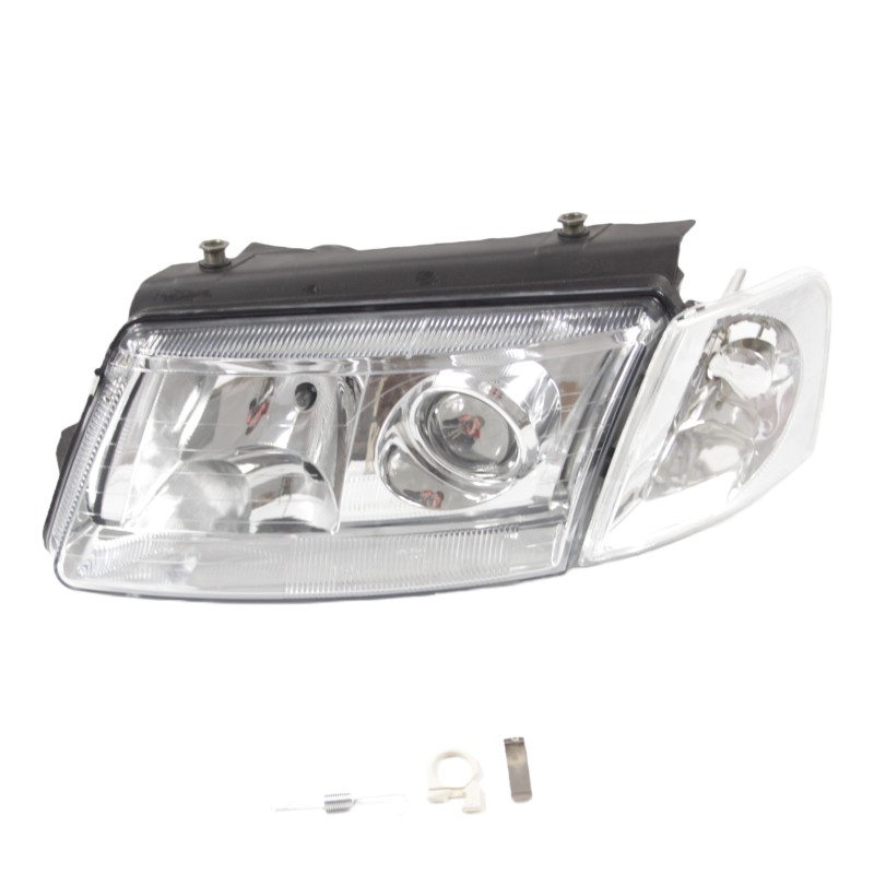 Φανάρια εμπρός Vw Passat B5 (1997-2000) chrome με προτζέκτορες - σετ 2τμχ.