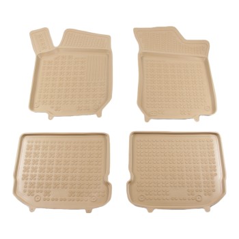 Λαστιχένια πατάκια Wv Golf 4 / Wv Bora / VW Beetle / VW Jetta / Skoda Octavia 1 (1997-2010) / Seat Leon και Toledo (1999-2005) - τύπου σκαφάκι - μπεζ - 4τμχ., Rezaw Plast Λαστιχένια πατάκια Wv Golf 4 / Wv Bora / VW Beetle / VW Jetta / Skoda Octavia 1 (1997-2010) / Seat Leon και Toledo (1999-2005) - τύπου σκαφάκι - μπεζ - 4τμχ., Rezaw Plast