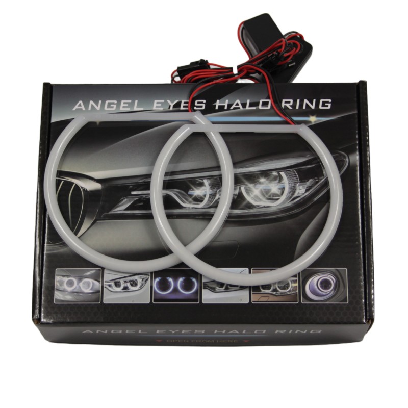 Δαχτυλίδια BMW E46 coupe (1998-2003) / BMW E46 Sedan, Combi (1998-2005) angel eyes - lightbar design - μπλε