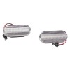Led φλας φτερού Vw / Ford / Seat - χρωμίου με τρεχούμενο φλας - σετ 2τμχ.