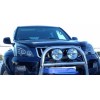 Φανάρια εμπρός Toyota Land Cruiser 120 (2003-2009) angel eyes - μαύρα , με λάμπες (Η7) - σετ 2τμχ.