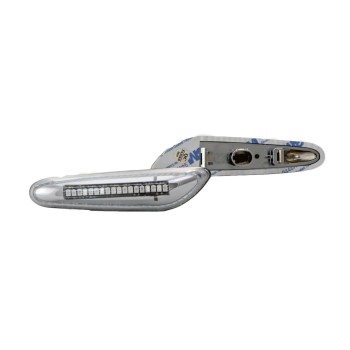 Led φλας φτερού BMW E46 (2001-2005) / E60 / E90 - χρωμίου με τρεχούμενο φλας - σετ 2τμχ.
