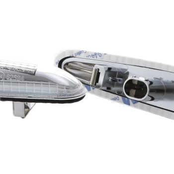 Led φλας φτερού BMW E46 (2001-2005) / E60 / E90 - χρωμίου με τρεχούμενο φλας - σετ 2τμχ.