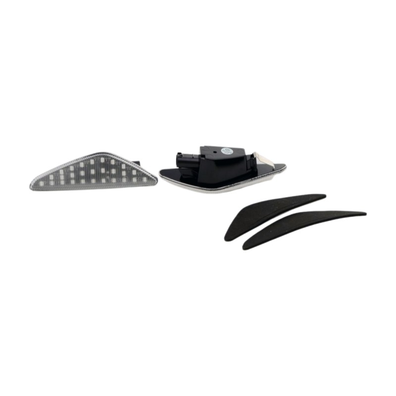 Led φλας BMW X3 , X5 , X6 - χρωμίου με τρεχούμενο φλας - σετ 2τμχ.