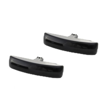 Led φλας φτερού Landrover Discovery 3,4, Discovery Sport, Freelander 2 (2005+) - φιμέ με τρεχούμενο φλας - σετ 2τμχ.