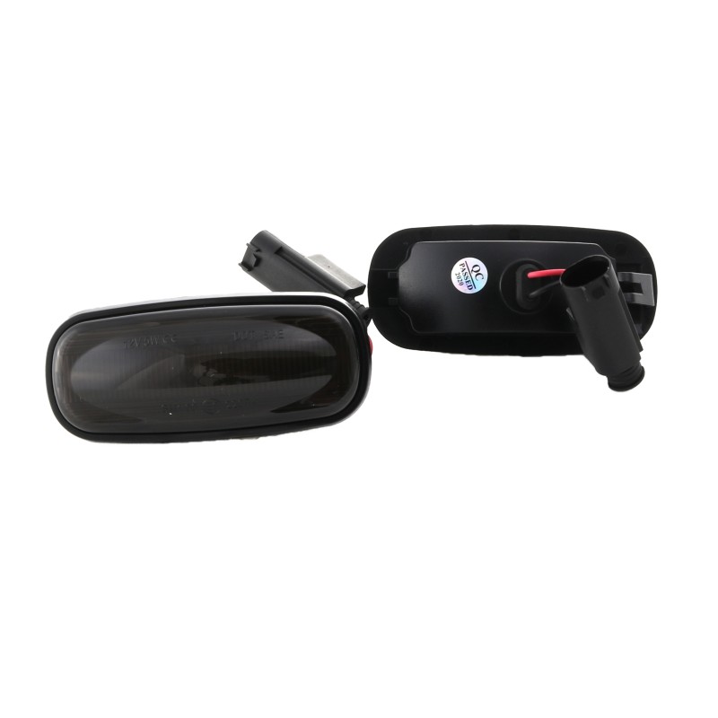Led φλας φτερού Landrover Discovery 2 (1999-2004), Freelander 1 (1998-2002), Defender - φιμέ με τρεχούμενο φλας - σετ 2τμχ.