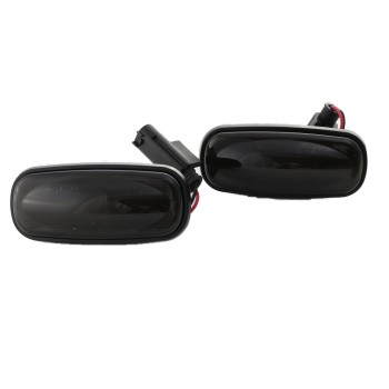 Led φλας φτερού Landrover Discovery 2 (1999-2004), Freelander 1 (1998-2002), Defender - φιμέ με τρεχούμενο φλας - σετ 2τμχ.