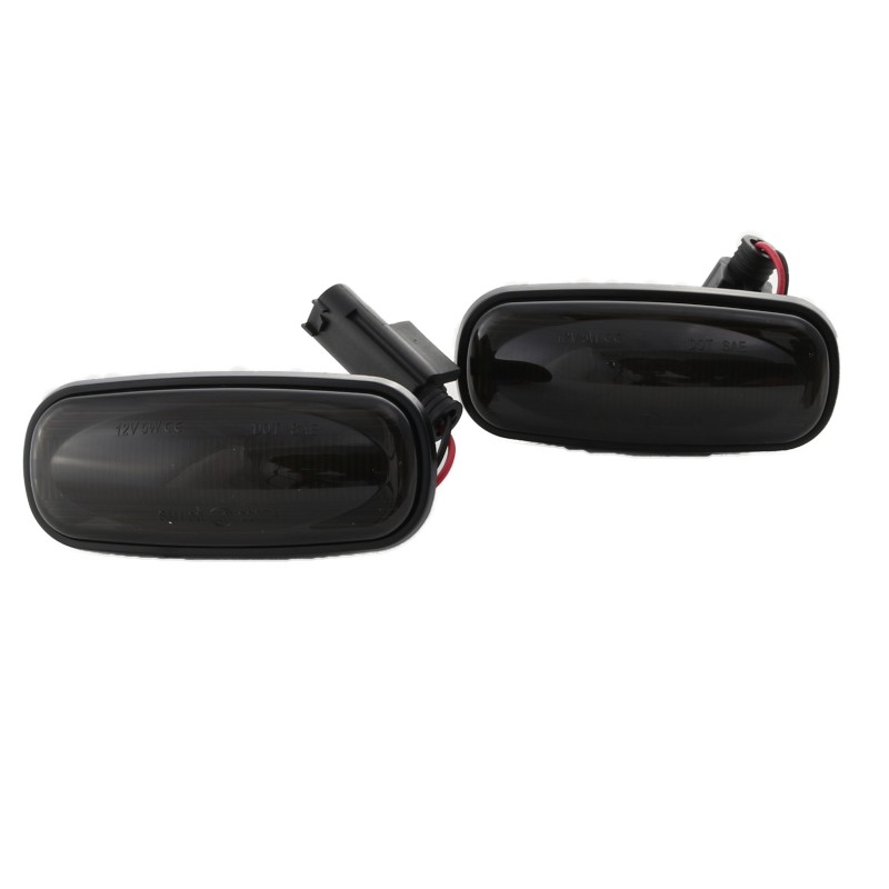 Led φλας φτερού Landrover Discovery 2 (1999-2004), Freelander 1 (1998-2002), Defender - φιμέ με τρεχούμενο φλας - σετ 2τμχ.