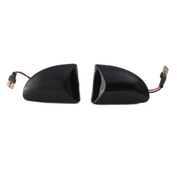 Led φλας φτερού Smart Fortwo W451 (2007-2017) - φιμέ με τρεχούμενο φλας - σετ 2τμχ.