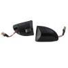 Led φλας φτερού Smart Fortwo W451 (2007-2017) - φιμέ με τρεχούμενο φλας - σετ 2τμχ.