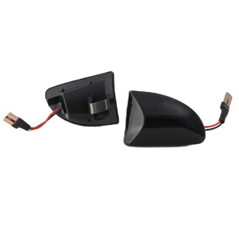 Led φλας φτερού Smart Fortwo W451 (2007-2017) - φιμέ με τρεχούμενο φλας - σετ 2τμχ.