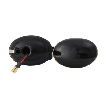 Led φλας φτερού Mini Cooper R55,R56,R57,R58,R59 (2006-2013) - φιμέ με τρεχούμενο φλας - σετ 2τμχ.