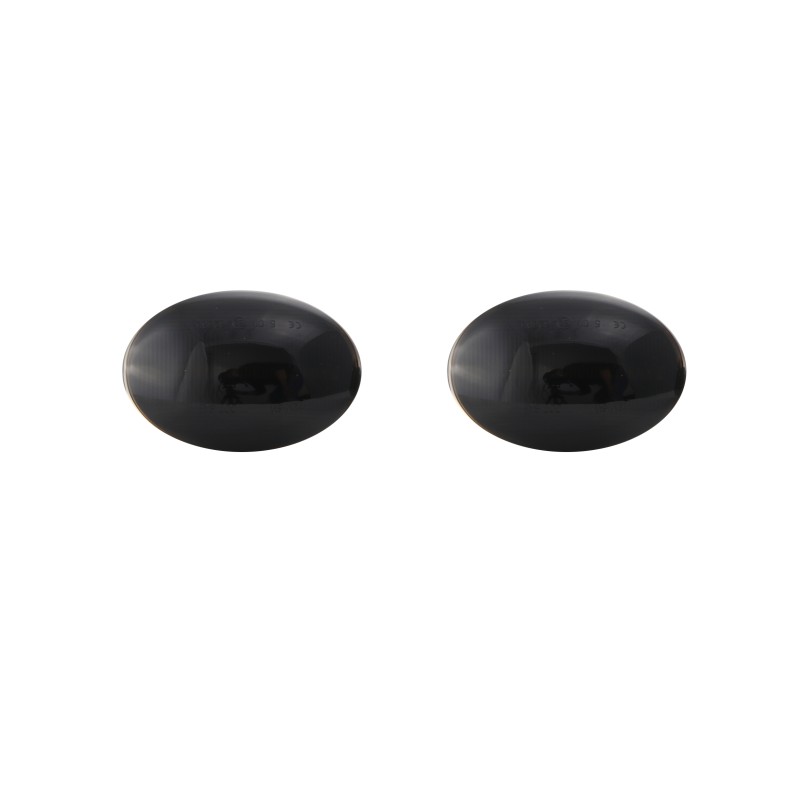 Led φλας φτερού Mini Cooper R55,R56,R57,R58,R59 (2006-2013) - φιμέ με τρεχούμενο φλας - σετ 2τμχ.