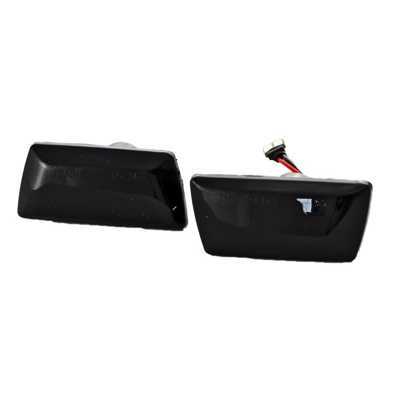 Led φλας φτερού Opel Corsa D, E (2006+), Insignia A, Zafira B (2005+), Adam / Chevrolet Cruze, Orlando - φιμέ με τρεχούμενο φλας - σετ 2τμχ.