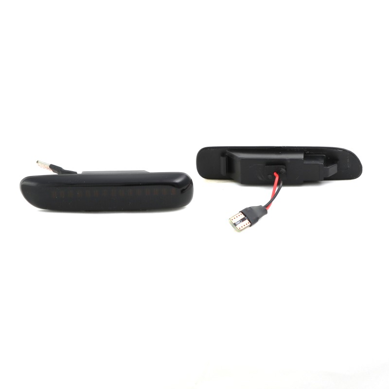 Led φλας φτερού BMW E46 (1998-2001) - φιμέ με τρεχούμενο φλας - σετ 2τμχ.