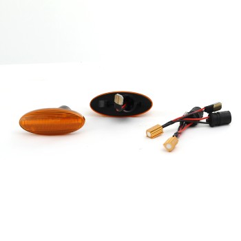 Led φλας φτερού Opel Vectra B (1995-2002) - πορτοκαλί με τρεχούμενο φλας - σετ 2τμχ.