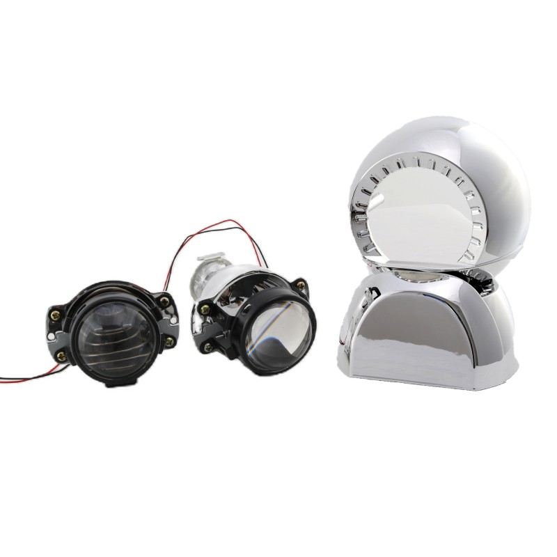 Bi xenon προτζέκτορες 2'' για ενσωμάτωση Morimoto Mini - σετ με 2 καπάκια οβάλ