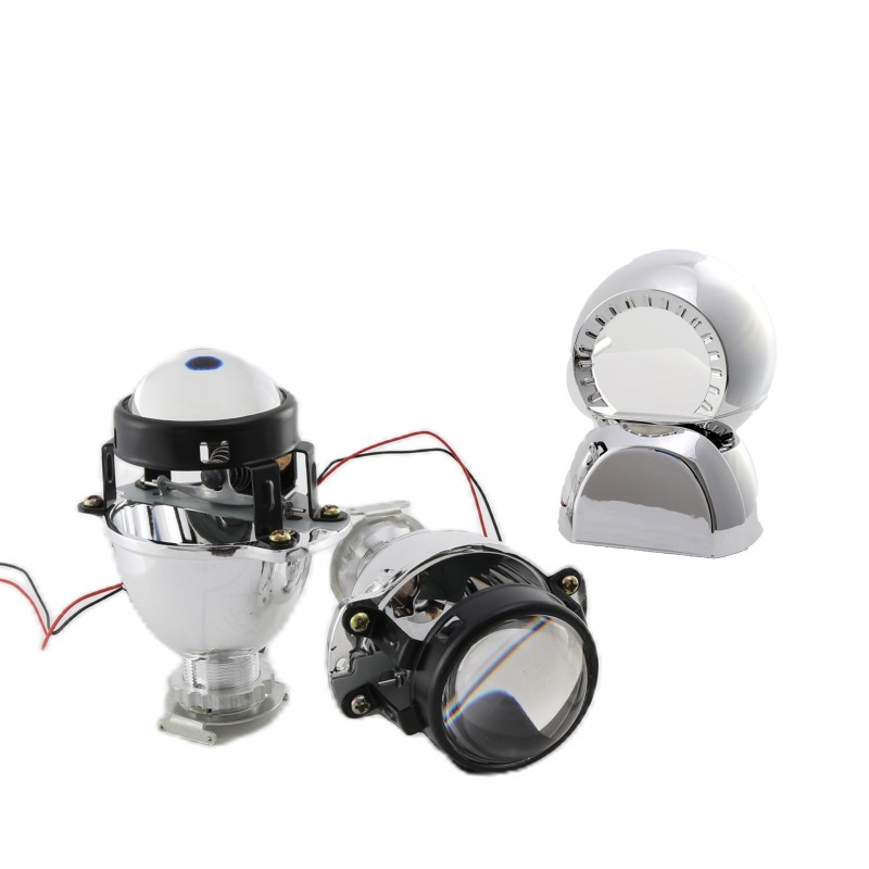 Bi xenon προτζέκτορες 2'' για ενσωμάτωση Morimoto Mini - σετ με 2 καπάκια οβάλ