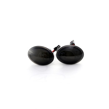Led φλας FIAT 500 (2007+) / FORD KA (2008+) / LANCIA YPSILON - smoke - σετ 2τμχ.