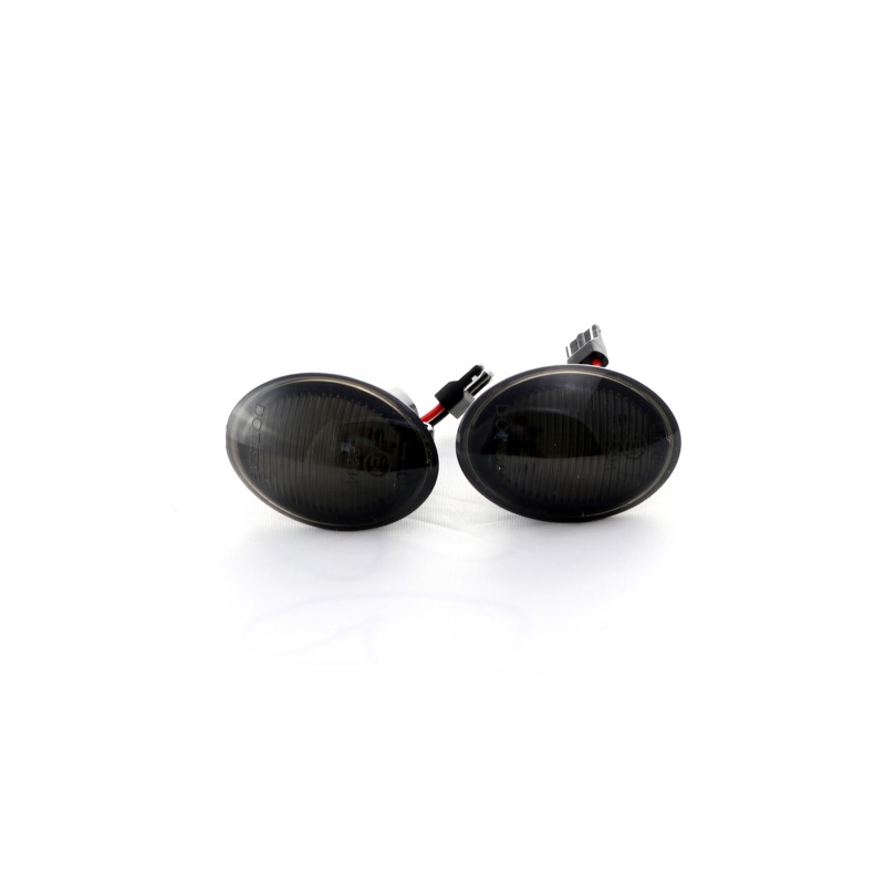 Led φλας FIAT 500 (2007+) / FORD KA (2008+) / LANCIA YPSILON - smoke - σετ 2τμχ.
