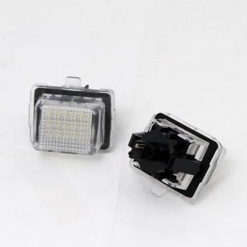 Πλαφονιέρα πίσω πινακίδας Mercedes W204 / W212 / C207 / W221 - με T10 φις, 46x33 mm - 2 τμχ.