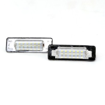 Πλαφονιέρα πίσω πινακίδας Mercedes W210 / W202 - led, 86x28 mm - 2 τμχ.