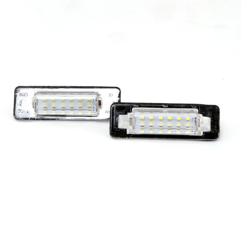 Πλαφονιέρα πίσω πινακίδας Mercedes W210 / W202 - led, 86x28 mm - 2 τμχ.