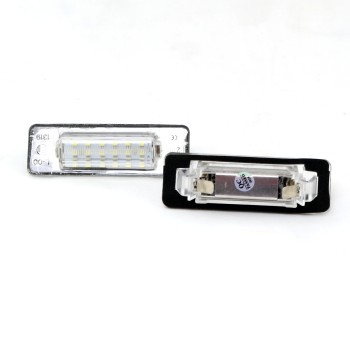 Πλαφονιέρα πίσω πινακίδας Mercedes W210 / W202 - led, 86x28 mm - 2 τμχ.