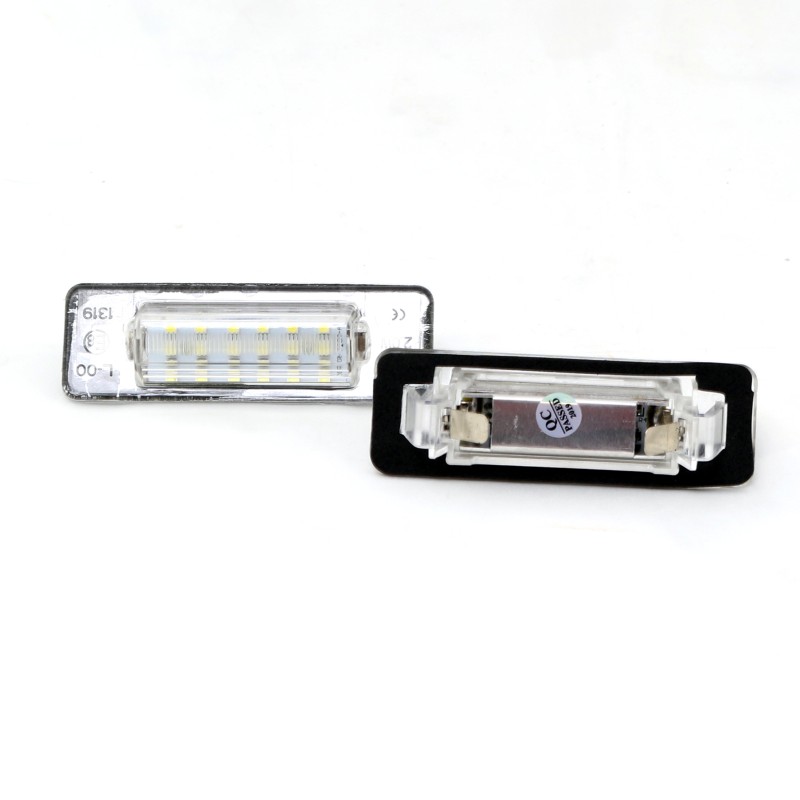 Πλαφονιέρα πίσω πινακίδας Mercedes W210 / W202 - led, 86x28 mm - 2 τμχ.