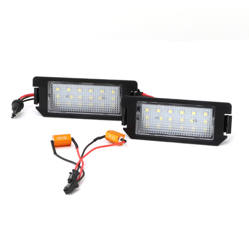 Πλαφονιέρα πίσω πινακίδας Kia Rio / Picanto (2011-2015) / Soul (2009-2015), 97x37 mm - 2 τμχ.