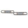 Πλαφονιέρα πίσω πινακίδας Mercedes W124 / W201 (1982-1998) / W202 C-CLASS (1993-1996), 105x22 mm - 2 τμχ.