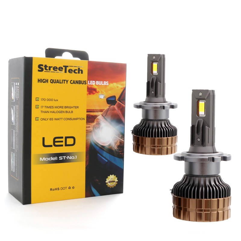 Led λάμπες D1S / D2S / D2R / D3S / D4S μοντέλο STN1 για μεσαία ή μεγάλα φώτα σε 12V χωρίς ballast, 55 Watt - CANBUS 6000K - 1400% πιό έντονη φωτεινότητα 2τμχ.