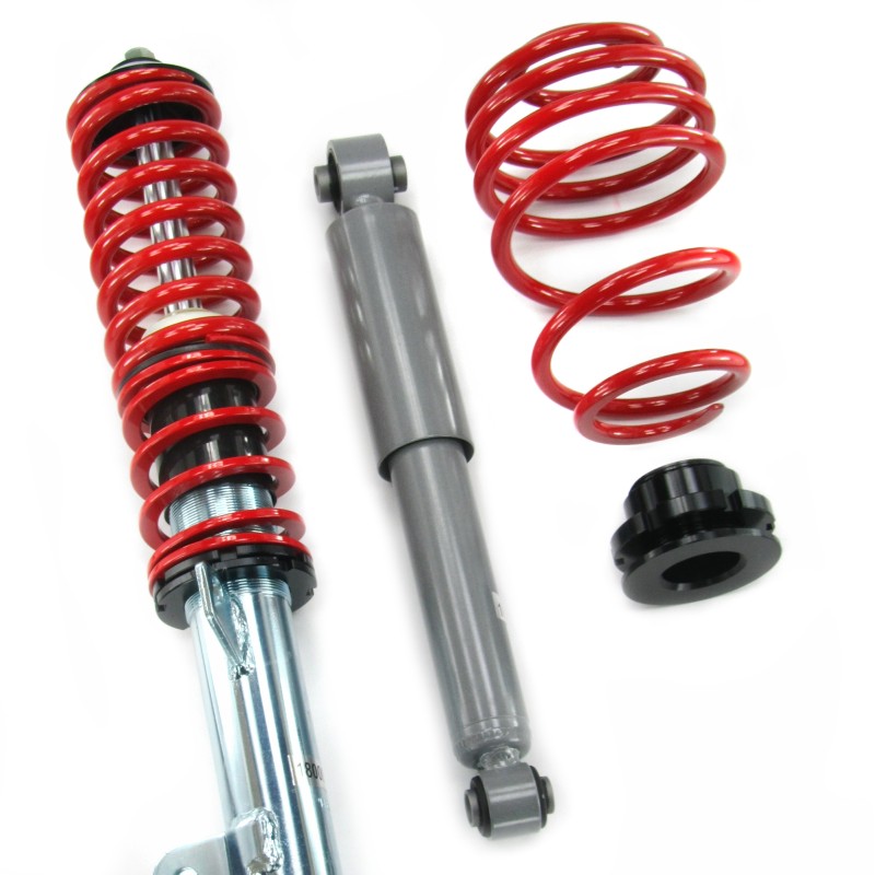 Ρυθμιζόμενη ανάρτηση Opel Astra G (1998-2004) / Zafira A(1999-2005) / Astra J GTC (2013-2015) - κόκκινο χρώμα 4τμχ.