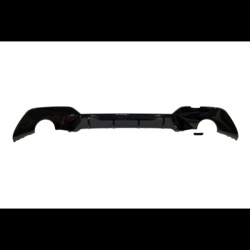 Diffuser προφυλακτήρα BMW F30 (2011-2019) για 2 εξατμίσεις - M pack