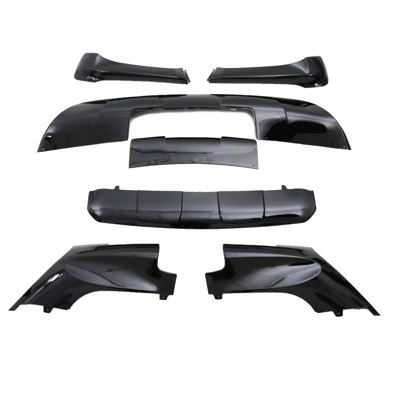 Αεροδυναμικό πακέτο BMW X5 E70 (2007-2010) μάυρο γυαλιστερό - σετ 7 τμχ.