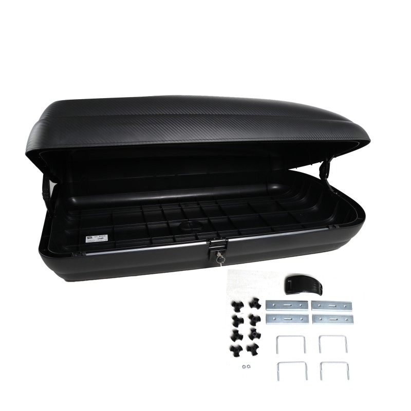 Μπαγκαζιέρα Art Plast 133x77.8x34.5cm με κλειδί 320 λίτρα carbon - 1τμχ.