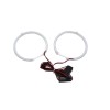 Δαχτυλίδια BMW X5 E53 (1999-2007) led angel eyes - με επικάλυψη ματ - Λευκό χρώμα