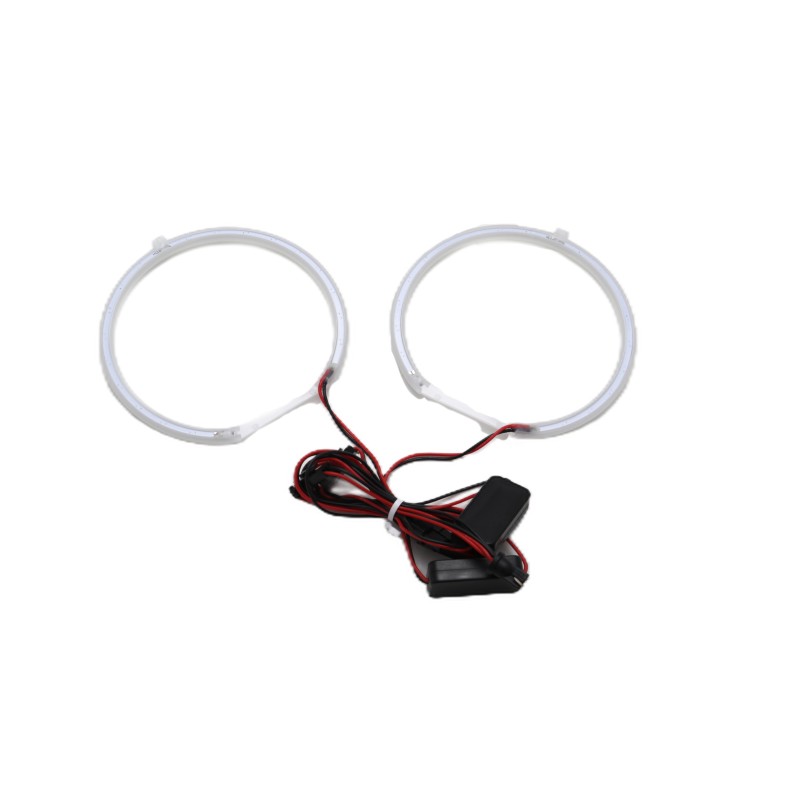 Δαχτυλίδια BMW X5 E53 (1999-2007) led angel eyes - με επικάλυψη ματ - Λευκό χρώμα