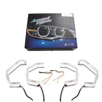 Δαχτυλίδια BMW F30 angel eyes - U-Design - με 2 χρώματα και λειτουργία φλας (λευκό και κίτρινο) Δαχτυλίδια BMW F30 angel eyes - U-Design - με 2 χρώματα και λειτουργία φλας (λευκό και κίτρινο)