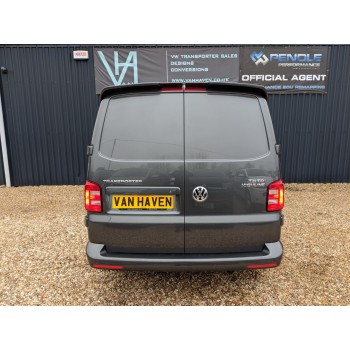 Αεροτομή οροφής Vw Transporter T6 με διπλή πόρτα (2016+)- μαύρη γυαλιστερή