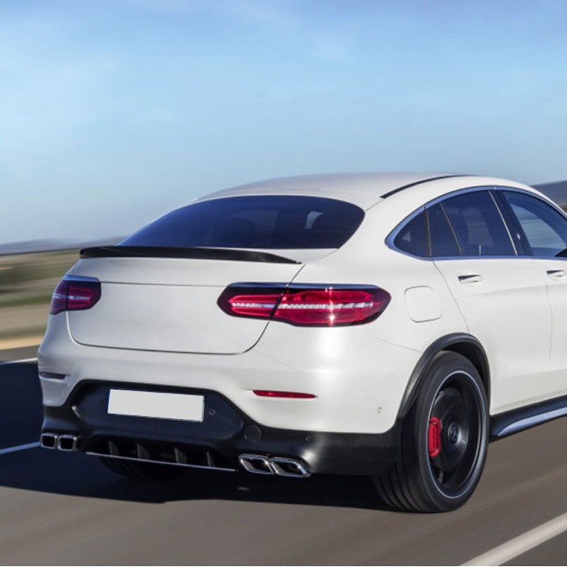 Αεροτομή πορτ-μπαγκάζ Mercedes GLC W253 (2016-2018) coupe - μαύρη γυαλιστερή