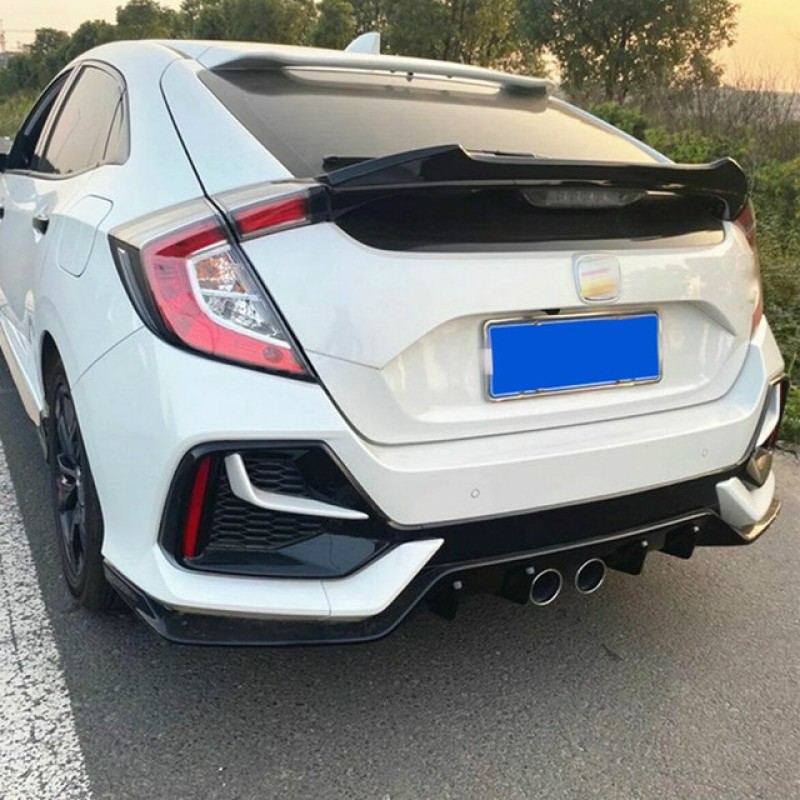 Αεροτομή πορτ-μπαγκάζ Honda Civic Hatchback (2016-2020) M4 Style - μαύρη γυαλιστερή
