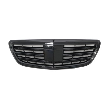 Μάσκα Mercedes W222 S-Class (2013+) - AMG design - μαύρη