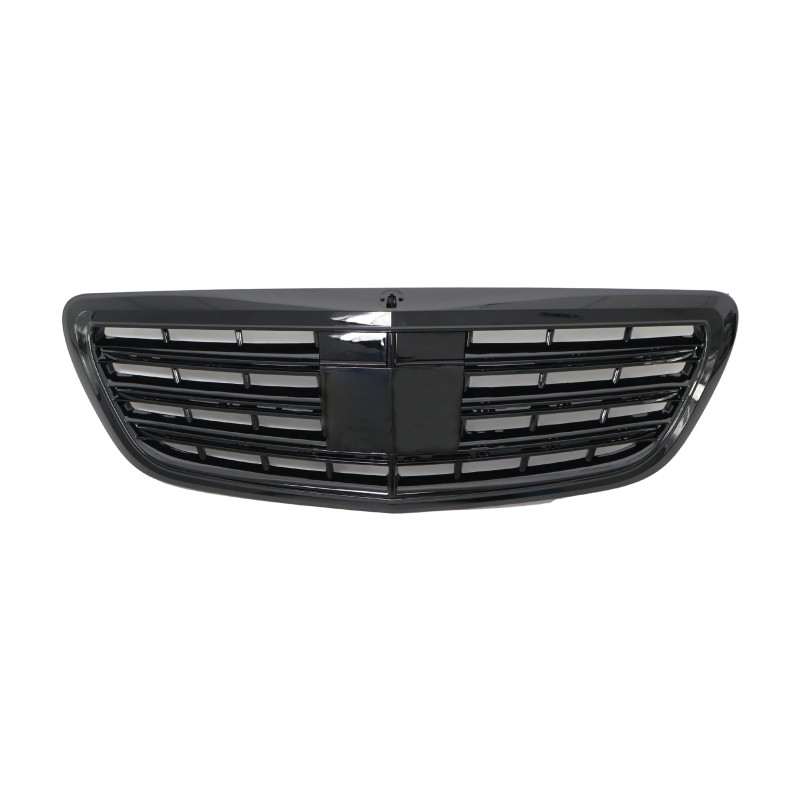 Μάσκα Mercedes W222 S-Class (2013+) - AMG design - μαύρη