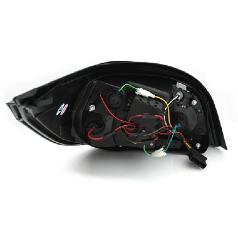 Πίσω φανάρια led BMW E60 (2003-2007) - φιμέ led φλας - σετ 2τμχ.